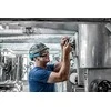 Apsauginiai akiniai Uvex Megasonic, skaidri sferinė linzė, supravision excellence padengimas (nerasojantis iš vidaus, nesibraižantis išorėje), antracito/mėlyna spalva