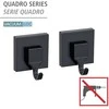 Wenko 2 QUADRO rankšluosčių kabliukų rinkinys, montavimas be gręžimo
