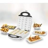 Vaflinė Unold Waffle-Nuts maker 48360 Baltas, 1400 W, Nuts, Vaflių skaičius 24, Ceramic coating