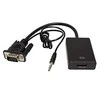 Sonstige Adapteris AV Value HDMI - D-Sub (VGA) + Jack 3.5mm juoda (JAB-3358658)