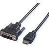 Kabelis Value HDMI - DVI- D 1m juoda (11.99.5519)