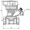 Balansinis ventilis Danfoss, MSV-BD 40