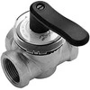 Rotacinis vožtuvas DANFOSS, bronzinis, trišakis, HRB 3, d25 Kvs10