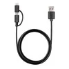Varta Charge &amp; sync laidas 2in1: Lightning &amp; Micro USB 57943 laidas