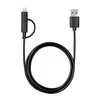 Varta Charge &amp; sync laidas 2in1: Lightning &amp; Micro USB 57943 laidas