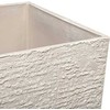 Shumee Planter 40 x 40 x 81 cm smėlio spalvos GAZA