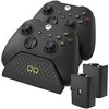 VENOM Doko stotelė Xbox One/Xbox Series juoda padeliai + 2x baterija