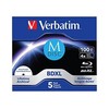 1x5 Verbatim M-Disc BD-R Blu-Ray 100GB 4x Speed rašalinis spausdinimas. JC