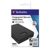 Kietasis diskas Verbatim Fingerprint Secure 2TB USB 3.1 Gen 1 USB-C 2,5