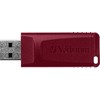 Verbatim USB atmintinė, USB 2.0, 16GB, Slider, žalia, mėlyna, raudona, 49326, USB A, su ištraukiama jungtimi. 3 vnt