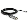 Verbatim 49144 vaizdo kabelio adapteris 1,5 m C tipo USB HDMI Juoda, Sidabras