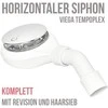 Viega sifonas Tempoplex dušo padėklo sifonas su 90mm chromo dangteliu (634100)