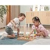Viga medinis edinis žaidimas loginis karoliukai 104 Montessori elementai