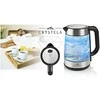 ETA | Virdulys | ETA615390000 | Standard | 2200 W | 1.7 L | Glass | 360° rotational base | Juodas/Stainless Steel
