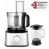 KENWOOD Multipro Compact FDM301SS, 800W, 2 greičiai + impulsas, Nerūdijantis plienas peilių geležtės, Inox spalva