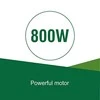 KENWOOD Multipro Compact FDM301SS, 800W, 2 greičiai + impulsas, Nerūdijantis plienas peilių geležtės, Inox spalva