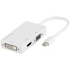 Vivanco "Mini DisplayPort prie HDMI / VGA / DVI universalus adapteris 45283 CA M 1-"