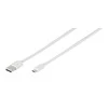 Vivanco kabelis USB - microUSB 1,0 m, baltas (35816)