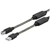 USB kabelis VivoLink USB-A - mikro-B 10 m juoda (PROUSB10)