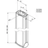 Laikiklis Vogels Other, PUC 2515 Pole, Large CONNECT-IT 150cm, Sidabrinis