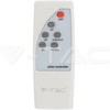 10W sodo šviestuvas V-TAC su judesio davikliu, 4000K, IP65, su 24W saulės baterija, juodas. Valdomas RF, su laikmačiu. Reikalinga atrama LED35010.