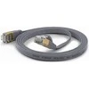 Wantec Wantec žymi CAT6A FTP Lankstinukas - 0,25 m - 6A kat. - F / UTP (FTP) - RJ-45 - RJ-45 - Gray (7073)