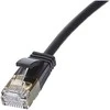 Wantec Wantec Extra dünnesCat.7 RohCable SSTP Komutacinis kabelis - 0,2 m - Cat.7 RohCable - S/FTP (S- STP) - RJ- 45 - RJ- 45 - juodas (7198)