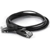 Wantec wW patch kabelis CAT6A (rand 2,8 mm) UTP juodas 1,50 m (7314)