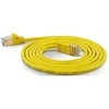 „Wantec“ jungiamasis kabelis SSTP CAT7 Ste. CAT6a d=4mm 0.50m geltonas