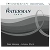 Rašalo kapsulės Waterman International Juoda - S0110940