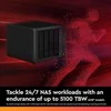 WD Raudona SSD SN700 NVMe 500GB M.2 2280 PCIe Gen3 8Gb/s vidinis diskas NAS įrenginiams, maitinamas „SANDISK“