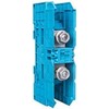 Weidmuller 1028480000 2 laidų šynų gnybtų blokas 70 mm² mėlynas Ex WFF 70 BL 1028480000