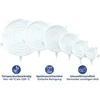 Maximex PIECES Silikoniniai dangteliai indams, elastingi, 6 vnt