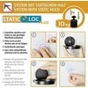Dušo lentyna PAVIA Static-Loc, juoda, Wenko