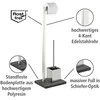 Tualeto popieriaus stovas ir tualeto šepetys, SLATE ROCK - 2 in 1, WENKO