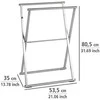 Rankšluostis &amp; Clothes rack, LAVA, Stainless Steel, WENKO