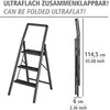 Aliuminio kopėčios, 3 pakopų, WENKO