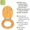 Tualeto sėdynė BAMBOO, Easy Close, Fix-Clip, WENKO