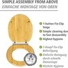 Tualeto sėdynė BAMBOO, Easy Close, Fix-Clip, WENKO