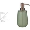 Skysto muilo dozatorius SIRMIONE, keraminis, žalias su variniu kraštu, 430 ml, Wenko