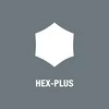 Antgalių Wera standart, Hex-Plus 4.0 x 25mm, 5.0 x 25mm. 6,0 x 25 mm, 840/1 Z, lizdinė plokštelė