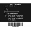 T-formos atsuktuvų rinkinys WERA 467/7 Torx HF