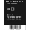 WERA diržas C 3 TORX HF Zyklop antgalių rinkinys TORX w. palaikantis funkciją.