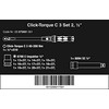 Wera Wera Click-Torque C 3 Set 2 – Click-Torque tekstilinėje dėžutėje su veržlėmis