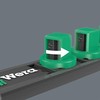 Wera Wera A 4 socket magnet strip Zyklop socket set 1/4 (juodas/žalias, 9 pieces)