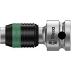 Wera Zyklop-Verbindungsteil 8784 B1, 3/8, Adapteris - chrom/juodas, for 1/4 Sechskant-Bits