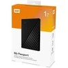 Išorinis kietasis diskas HDD Western Digital My Passport (1TB, USB 3.2) Juodas