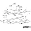 Kaitlentė WHIRLPOOL AKT8130BA 60 cm Keraminė Elektrinė