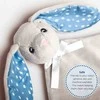 Whisbear DouDou antklodė Cuddly Bunny pilka