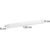 Wiesenfield Vandeniui atspari hermetiška LED lempa vištidės sandėliui IP65 4400 lm 120 cm 40 W